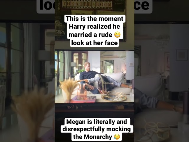 Megan Markle mocked royal traditions 😬 #meganmarkle #shorts #royalfamily #princeharry #netflix class=