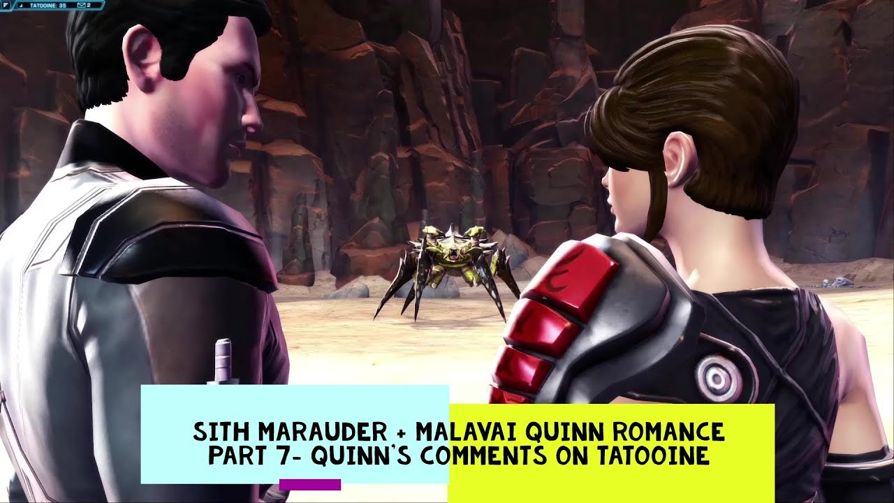 Swtor Quinn SWTOR: Sith Warrior + Malavai Quinn Romance, Part 7- Quinn's Comments ...