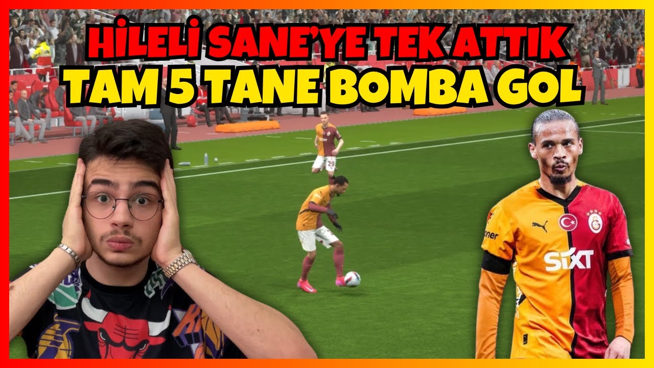 BOMBACI LEROY SANÉ’YE TEK ATTIK! 💣 5 BOMBA PLASE GOL!