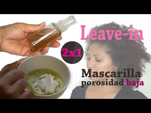 Mascarilla porosidad baja para hidratar el cabello – acondicionador casero para el cabello rizado