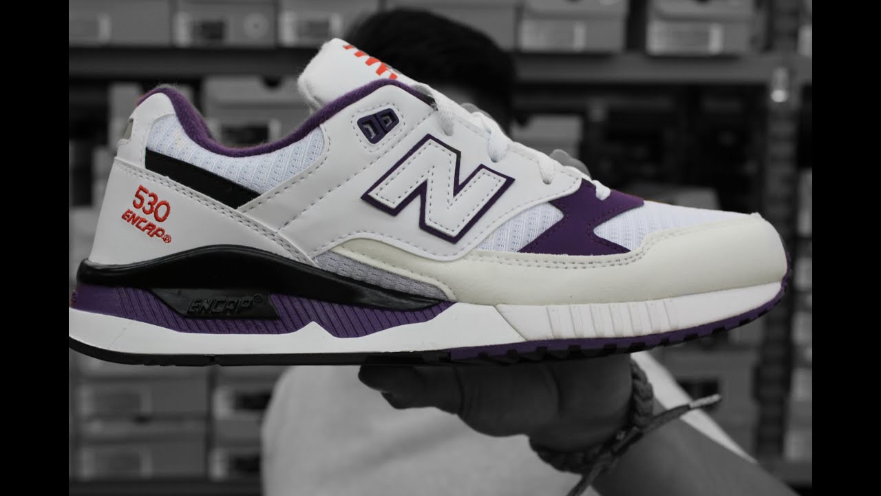 new balance 530 white purple