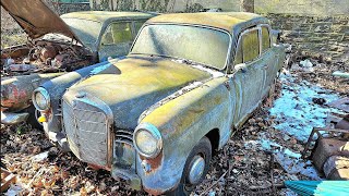 ABANDONED Mercedes Ponton WILL IT RUN and DRIVE? NNKH