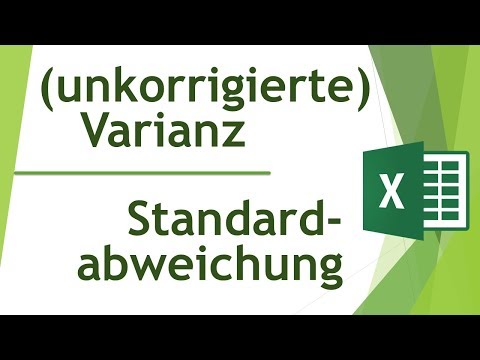 Video: Wie berechnet man die Varianz in einer Pivot-Tabelle?