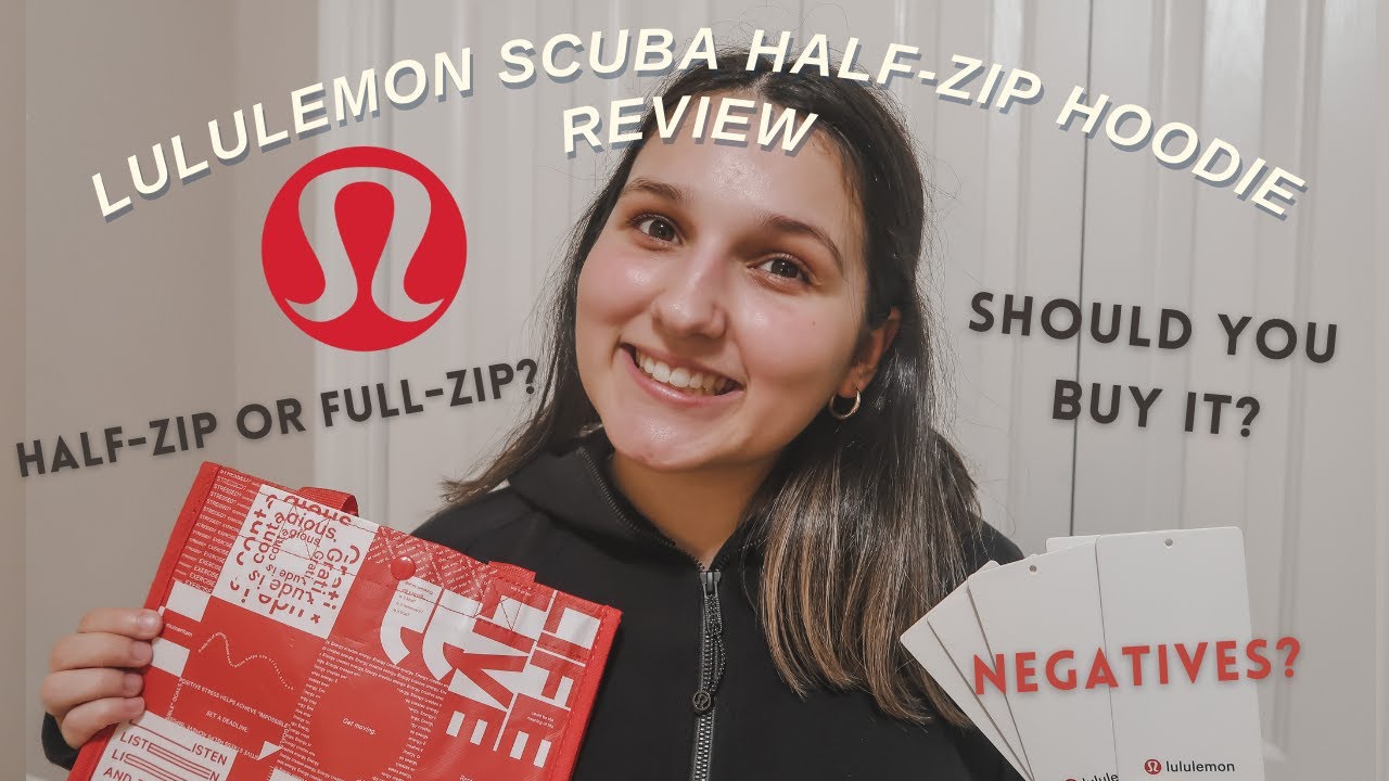 LULULEMON SCUBA OVERSIZED HALF-ZIP HOODIE (review) + is this hoodie worth  the price?