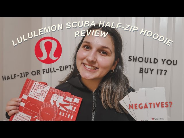 LULULEMON SCUBA OVERSIZED HALF-ZIP HOODIE (review) + is this