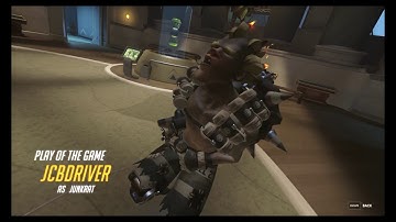 Overwatch Junkrat Rip-Tire Double Kill and Concussion Mine Double Kill on Objective