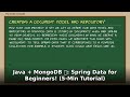 Java + MongoDB 🚀 Master Spring Data for Beginners in 5 Mins!