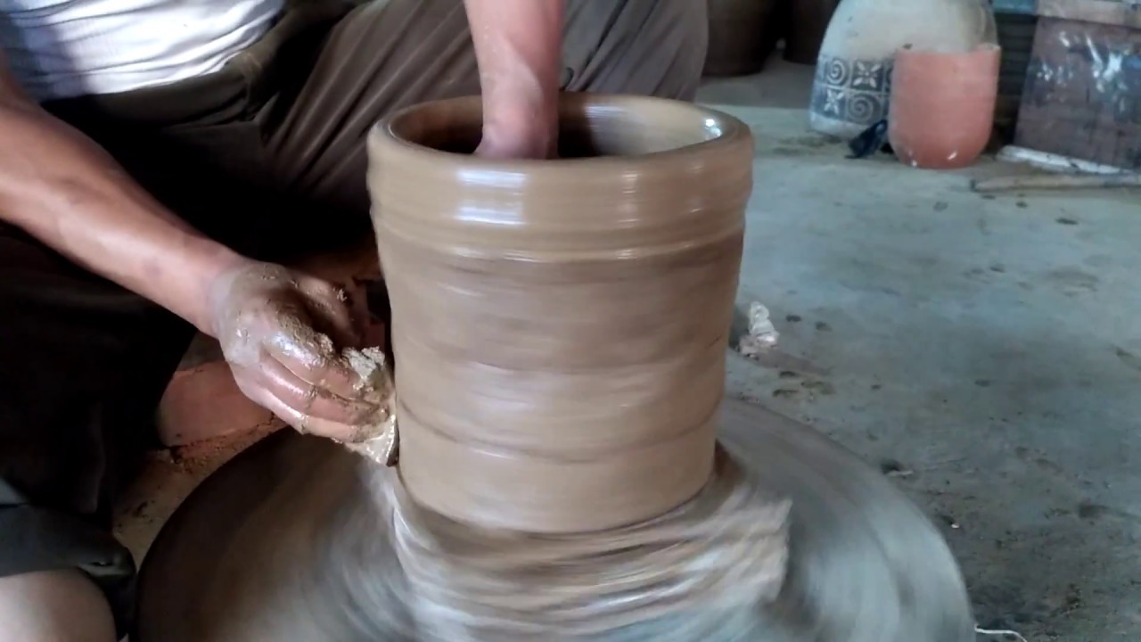 Cara Mudah Membuat Pot  Bunga Gerabah Tembikar Tanah  Liat  