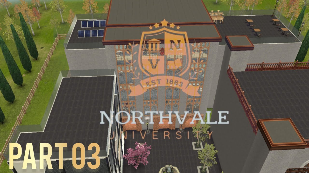 NORTHVALE UNIVERSITY 🧪🔭TOUR PART 03 | ORIGINAL BUILD |THE SIMS FREEPLAY 