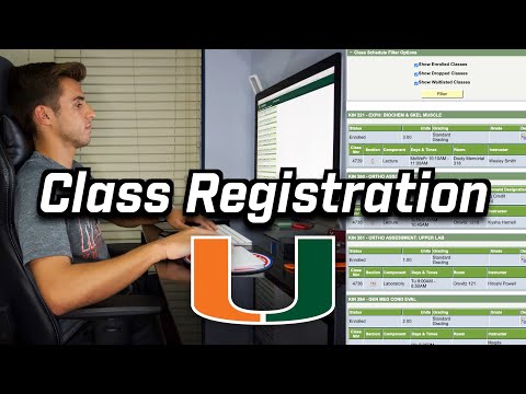 HOW I REGISTER FOR COLLEGE CLASSES | UNIVERSITY OF MIAMI