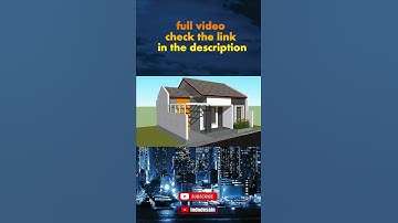 Desain Rumah Minimalis 8x8 Meter #Shorts