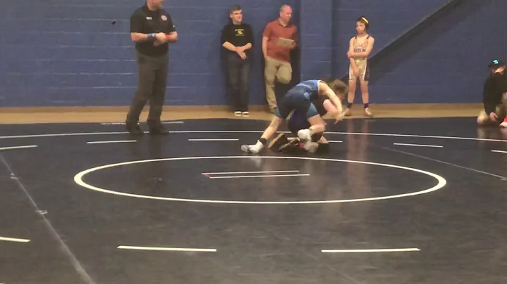 4/28/18 Matthew Vindigni wrestling vs Morgan Repas...