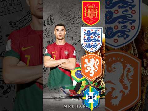 Ronaldo vs legends Brazil, Spain, England, Netherlands ✨🔥 #shorts