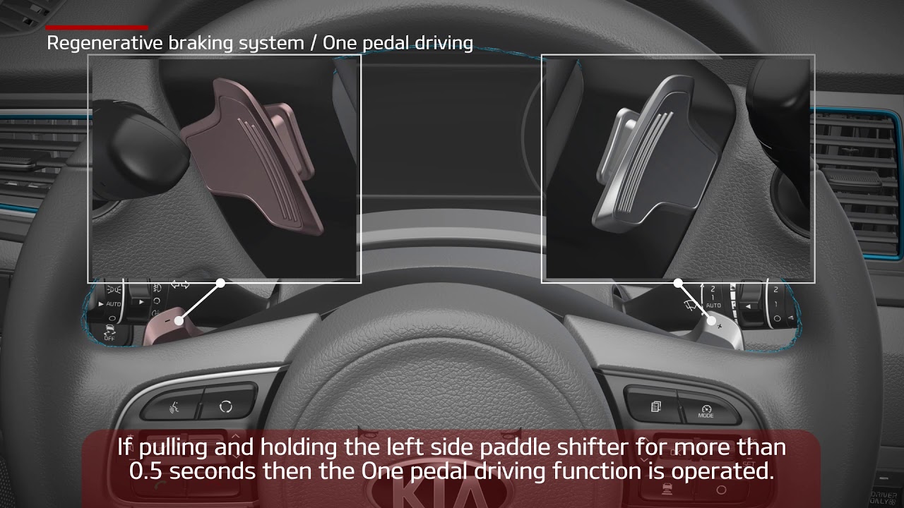 Ontdekking Hectare Tot stand brengen Niro EV - Regenerative Braking System One pedal driving (For EU) - YouTube