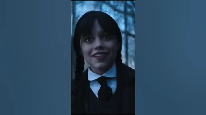 The only person who made Wednesday smile🖤#shorts #viral #fyp #wednesday #netflix #uwu #blowup