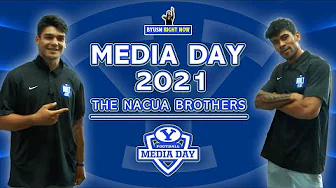 BYUSN Right Now - Media Day w/ The Nacua Brothers thumbnail