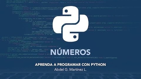 Aprenda a Programar con Python - Números