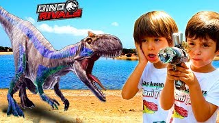 Los Coleccionistas de DINO RIVALS Dani y Evan y la LAGUNA SECRETA