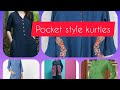 pocket style kurti ideas