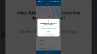 PAPA Driver App - Location Tracking screenshot 2