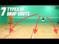 The 7 Types of Drop Shots In Badminton