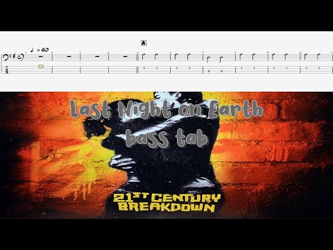 Last Night On Earth - GREEN DAY