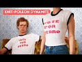 Recreating Pieces from Film | Knitting the Vote for Pedro T-shirt