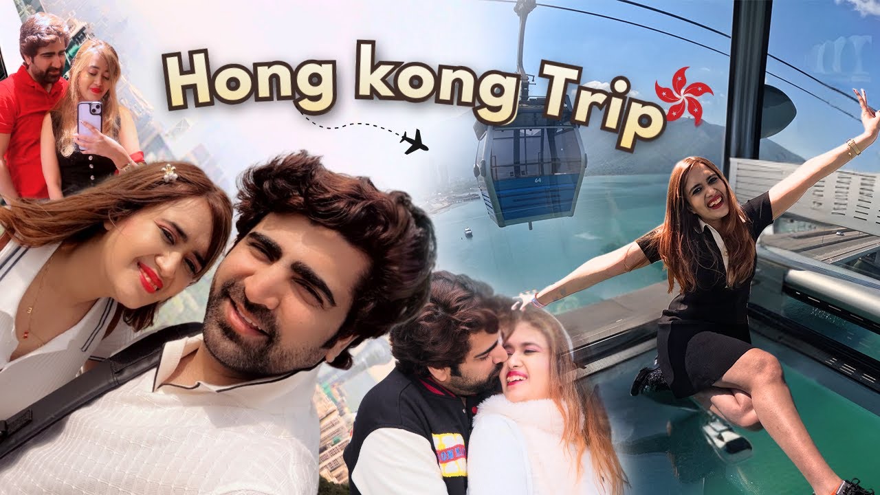 New Delhi to Hong Kong ✈️| Indians in Hong Kong | First Time Indigo International | Our first Vlog 