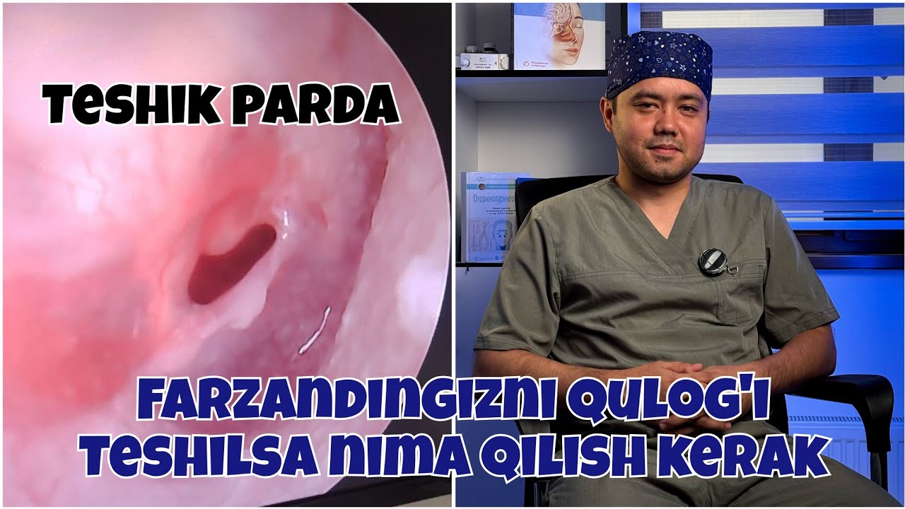 Quloq pardasini teshilishini bepul, 