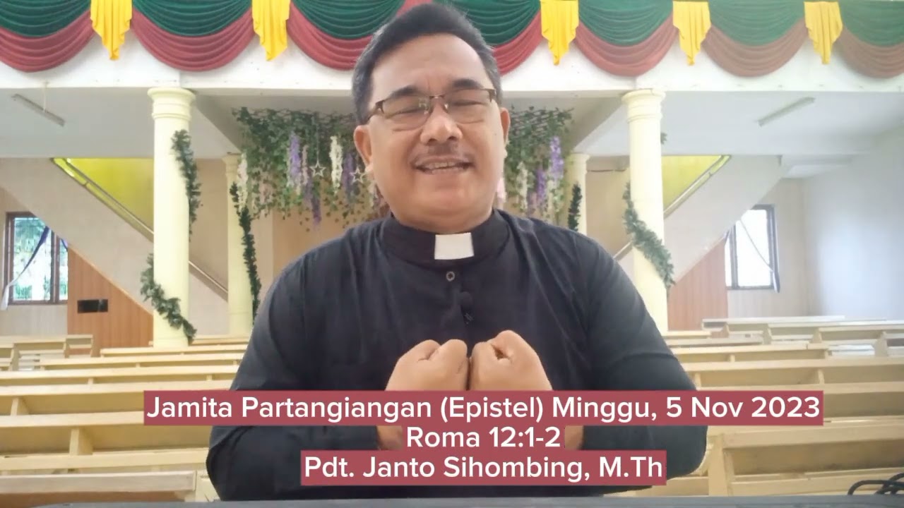 Jamita Partangiangan 5 Nov 2023.  Roma  12:1-2