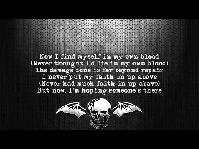 Avenged Sevenfold - Danger Line [Lyrics on screen] [Full HD] class=