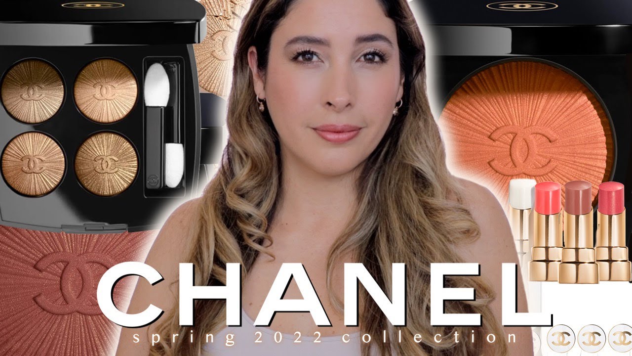 CHANEL SPRING SUMMER 2022 MAKEUP COLLECTION Review Mediterranean Quad  Lumiere BLUSHES Rouge Baume 