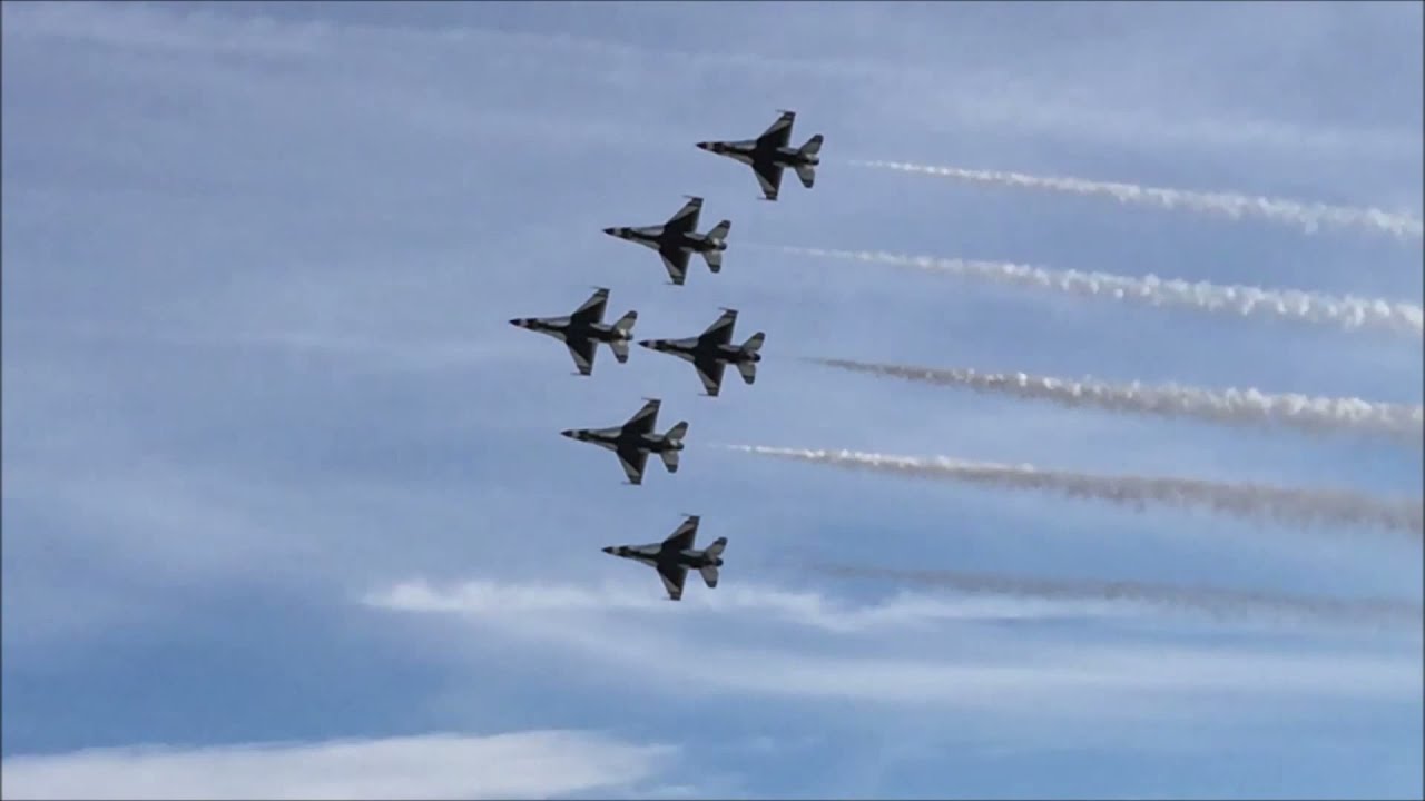Thunderbirds At Nellis AFB Aviation Nation Air Show, Las Vegas, Nevada Part 2