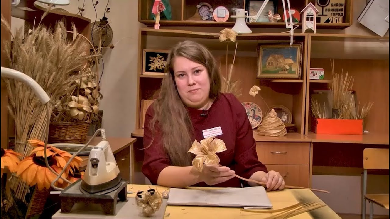 "Игры узоров" - учимся соломоплетению (Бийское телевидение)