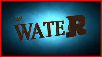 RRR The Water Title Animation | After Effects - E3D | KVN