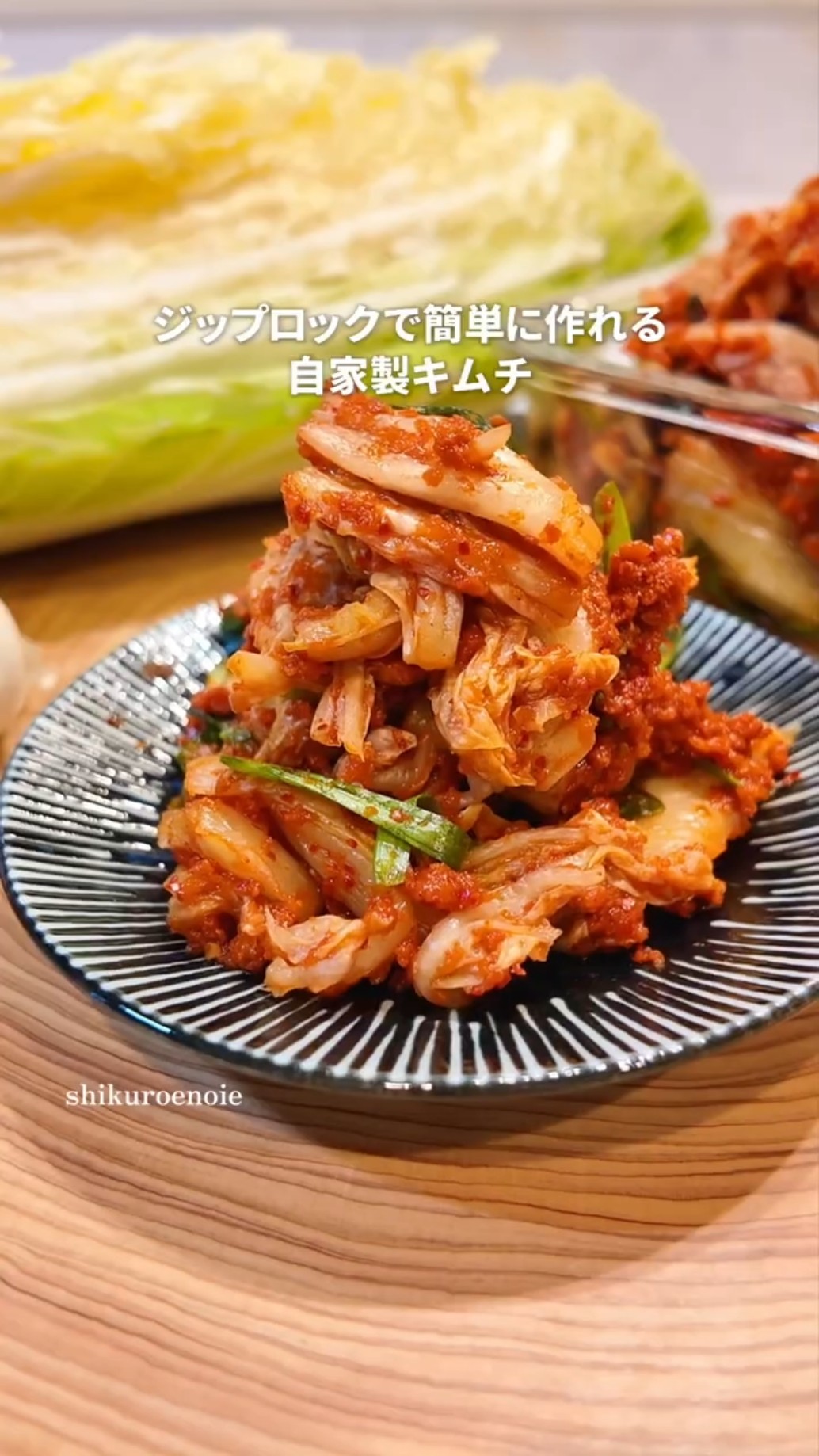 Easy homemade kimchi made in a bag! - YouTube