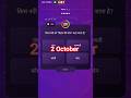 kbc 2 October Offline quiz answer |kbc daily quiz answer today #kbc #kbcdailyquiz #kbcwinner #kbcwin