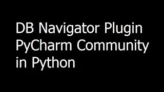 009 - DB Navigator Plugin PyCharm Community - Learn Python Programming - Urdu Hindi