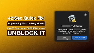Fix  "Apple could not verify app is free of malware" on macOS Sequoia