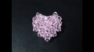 ハートの作り方 Heart How to make beaded 【わんこビーズ r004】