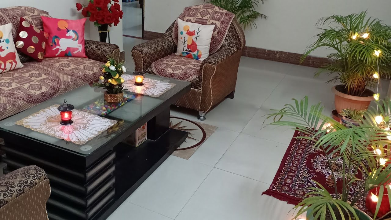 Small Budget Living Room / Drowning Room Makeover...कम बजट मैं ड्राइंग ...