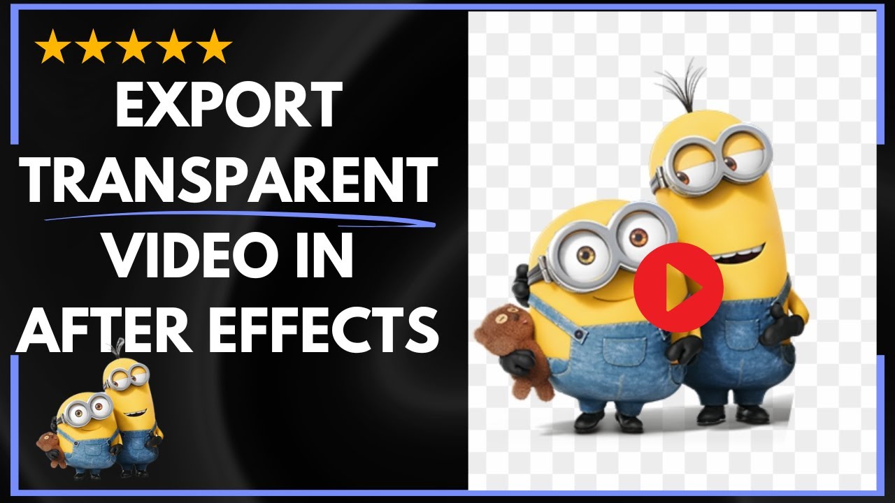 How to EXPORT TRANSPARENT VIDEO IN AFTER EFFECTS - FULL GUIDE 🚀 😱 - YouTube