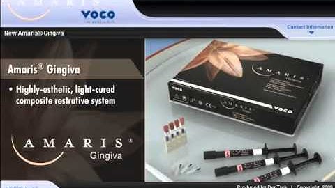 Amaris Gingiva - Gingiva colored composite by VOCO