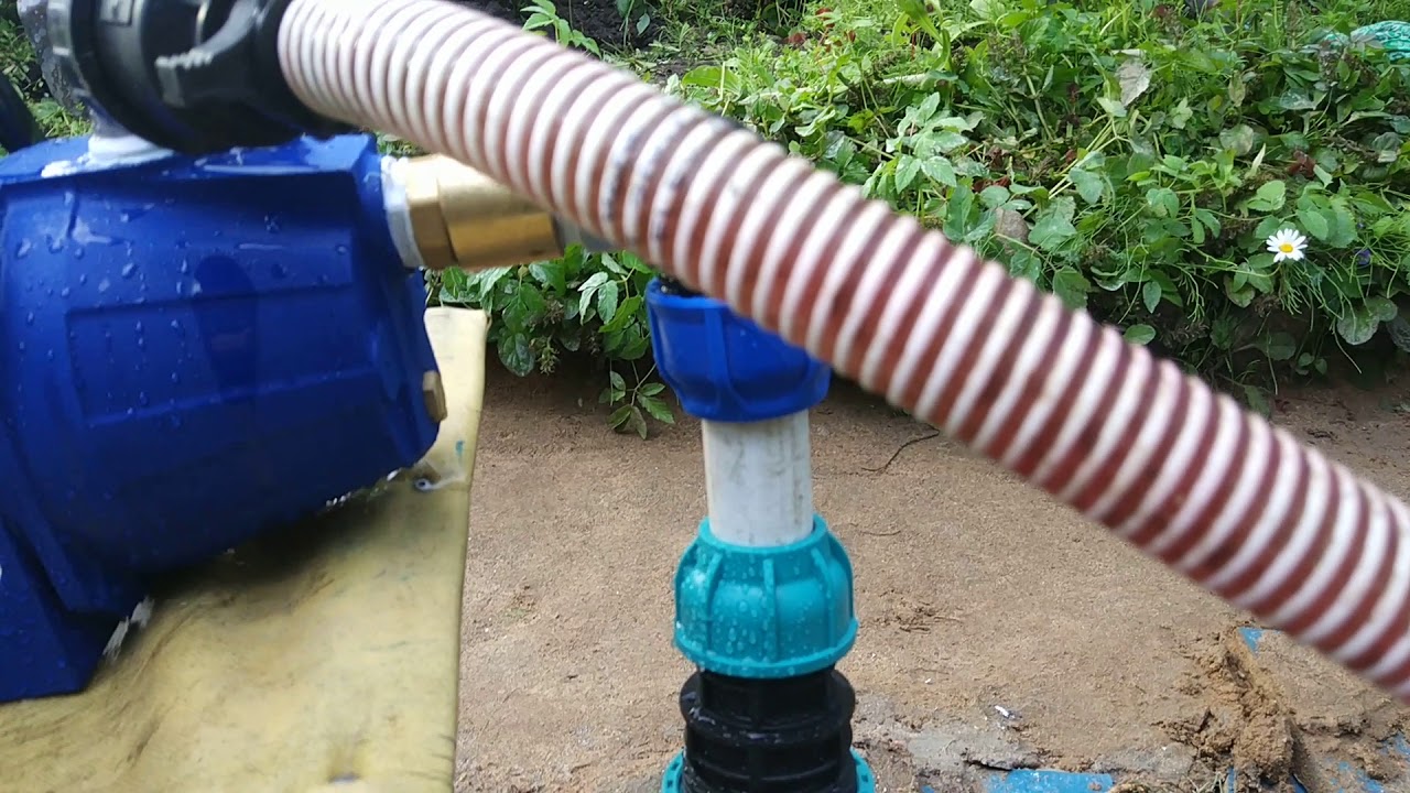 Подключение насоса к одной трубе 50мм - YouTube