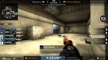 CEVO-Pro CS:GO Season 4 Playoffs: Manajuma vs. Exertus - LB Round 2 on de_cache (1 of 3)