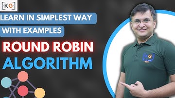 3.17 Round Robin scheduling algorithm in os in hindi with example operating system