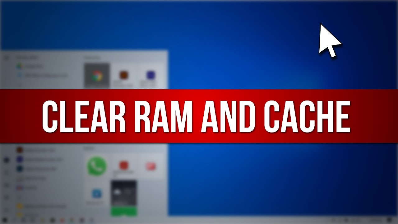 How Clear RAM Memory on Windows 10 (Faster PC) -