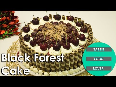 Black Forest Cake | Dark Forest Cake | Cake Recipe | Chocolate Cake | Christmas Cake | Cherry Cake