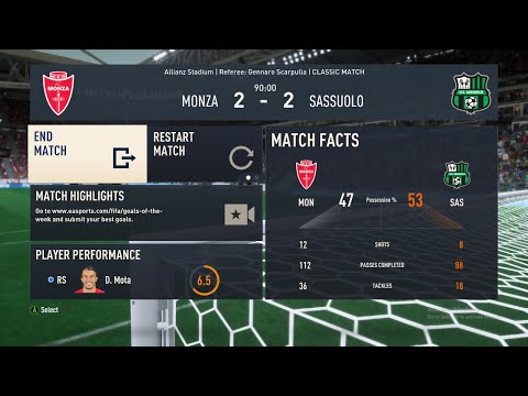 MONZA 2-2 US