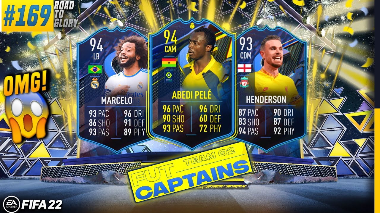FUT CAPTAINS TEAM 2 IS INSANE • 94 ABEDI PELE, 94 MARCELO, HENDERSON | FIFA 22 • Road To Glory 